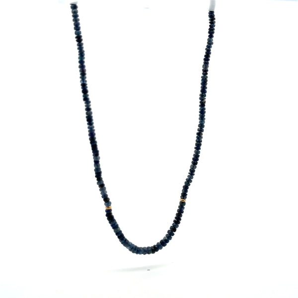Collar Zafiros Azules Rondel