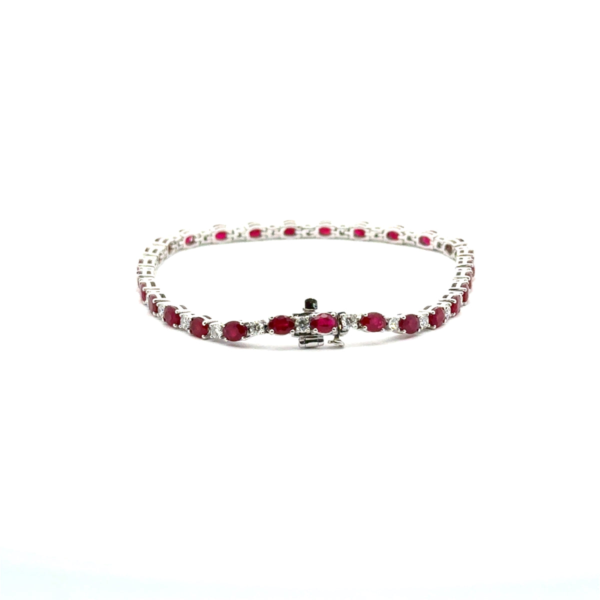 Pulsera Tennis de Rubís y Diamantes (FINAL SALE)