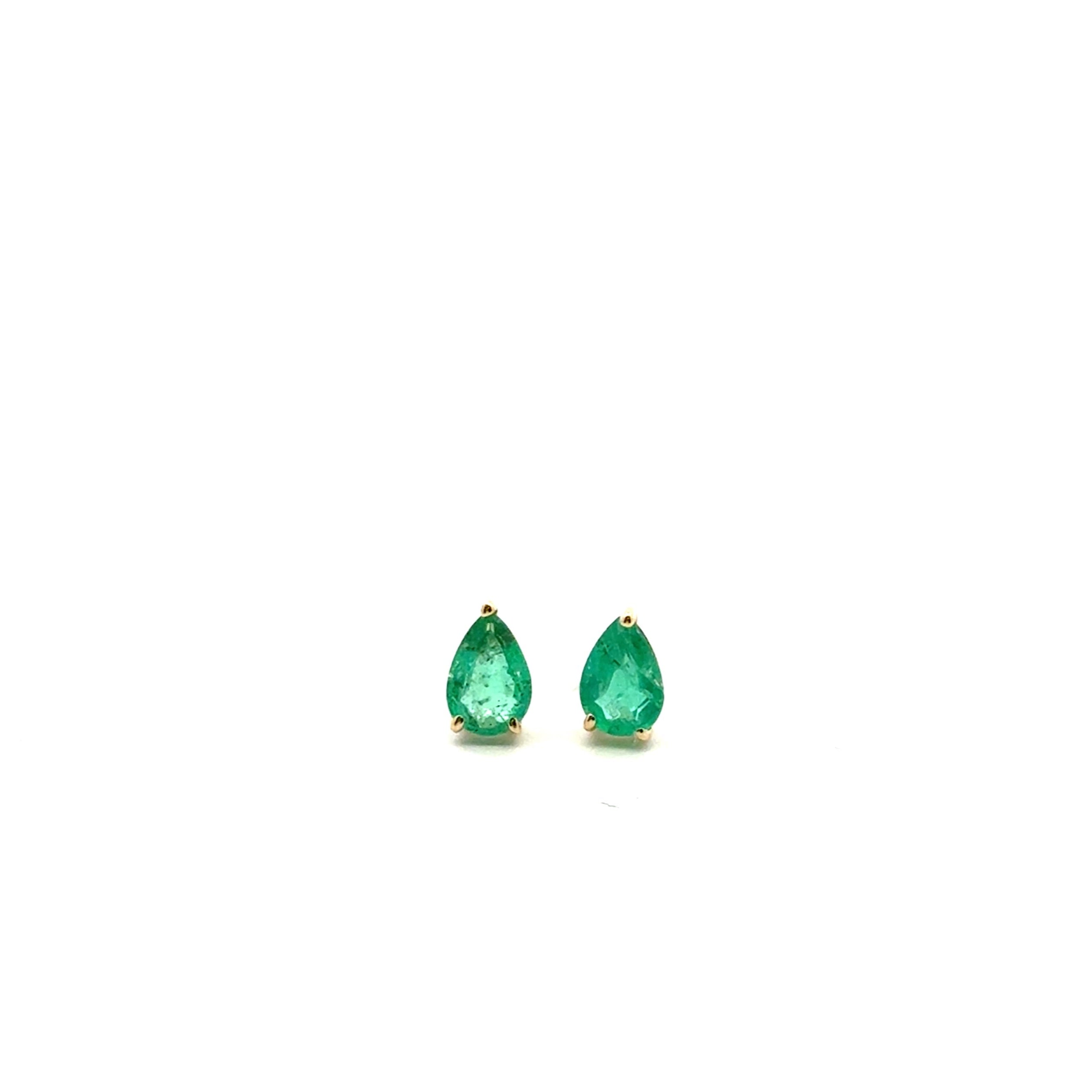 Aretes Esmeralda Gota