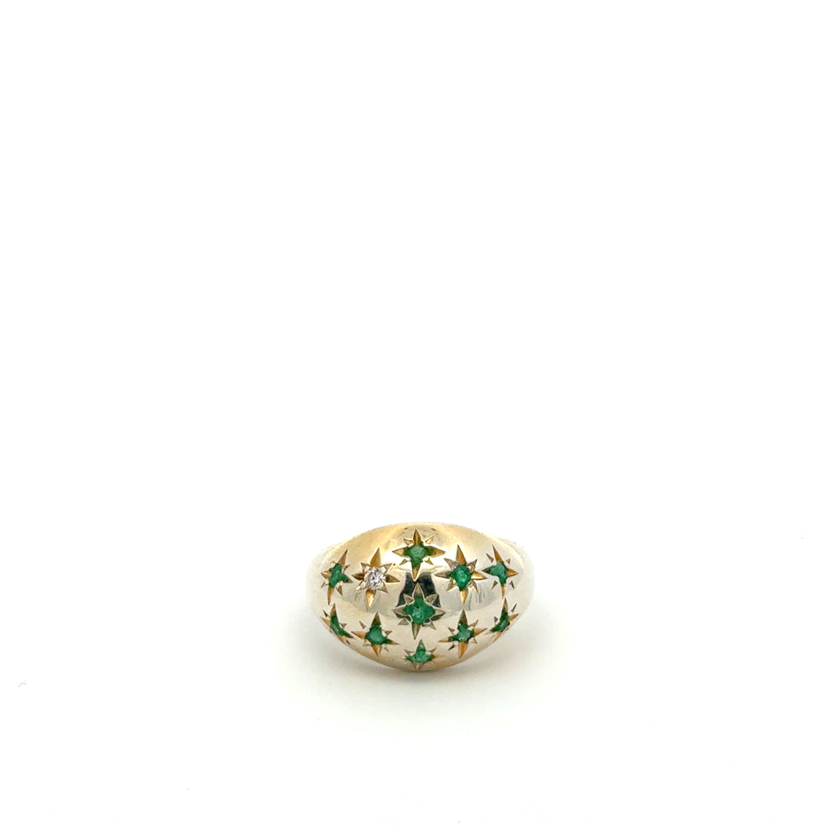 Anillo Bombé Esmeralda (FINAL SALE)