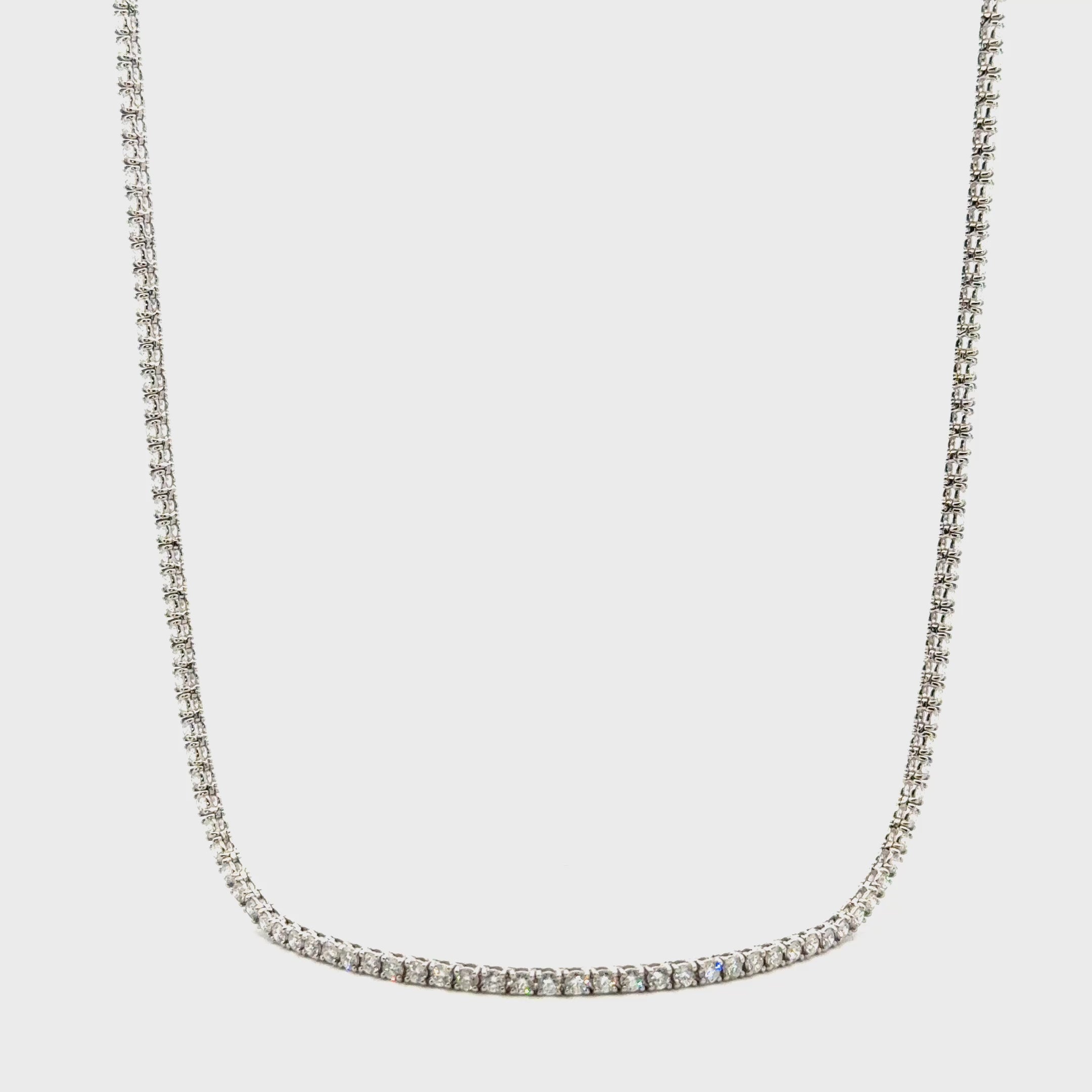 Collar Tennis Diamantes 5.02 cts