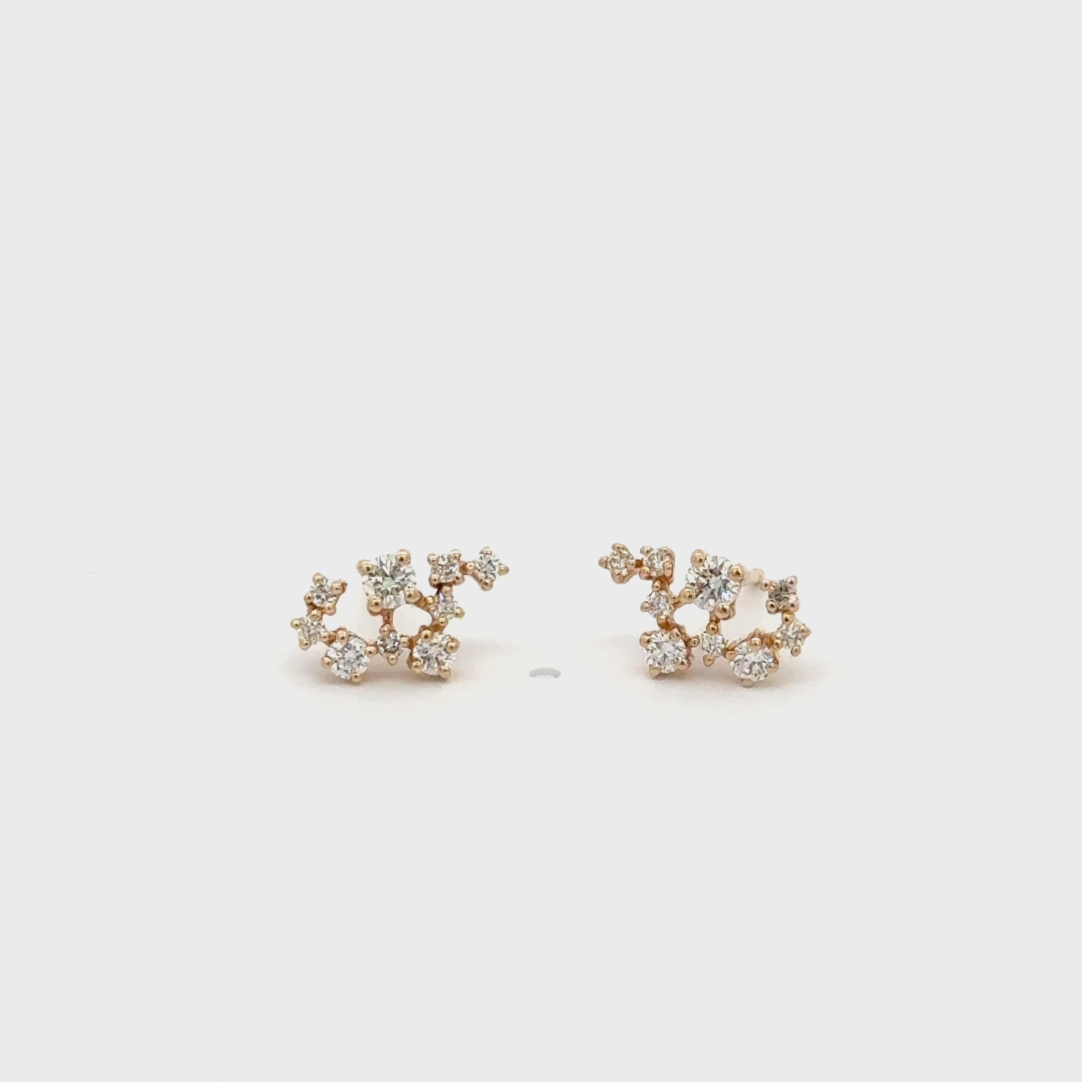 Aretes Constelación Diamantes