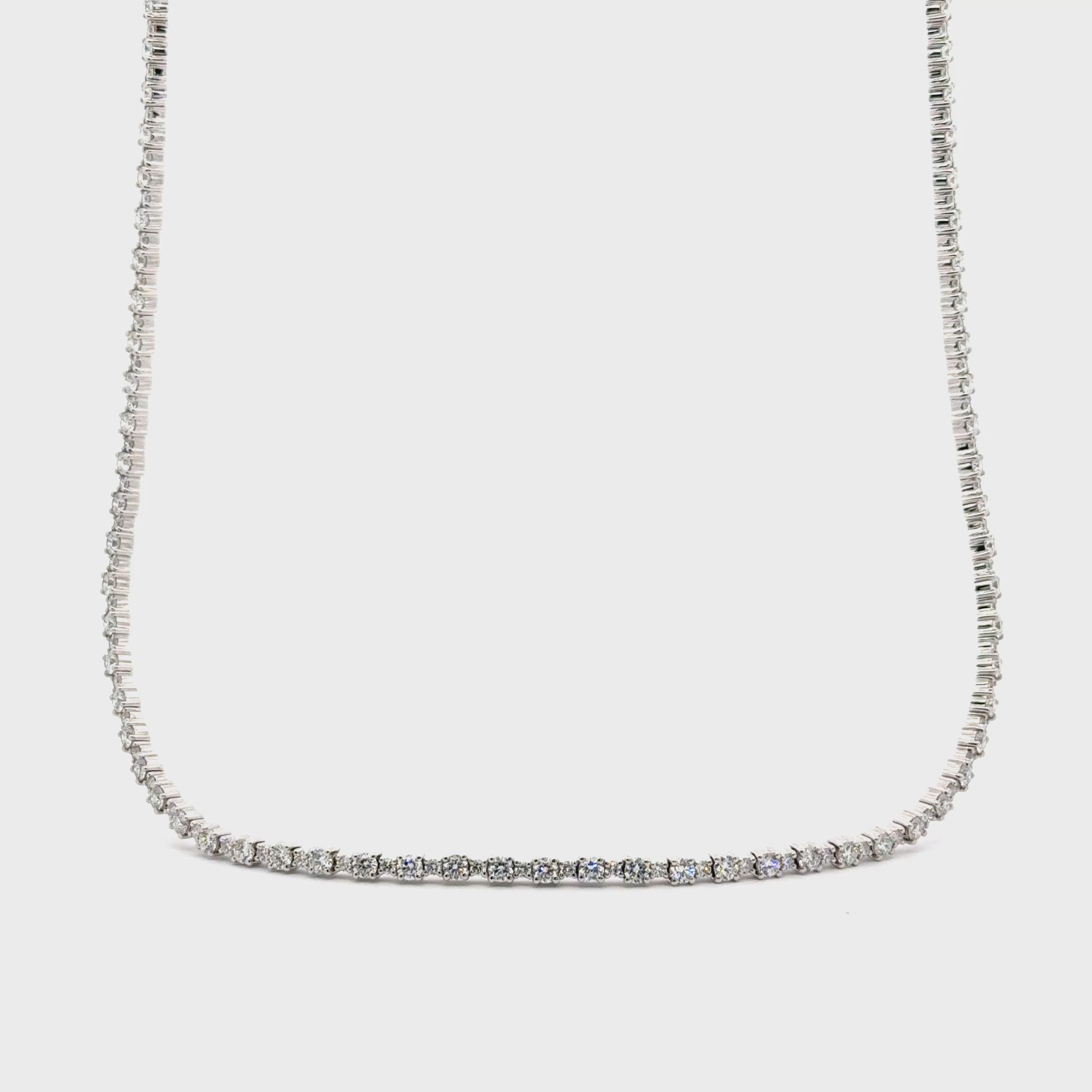 Collar Tennis Diamantes 9.40 ct