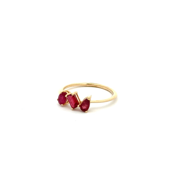Anillo Trilogía de Rubíes