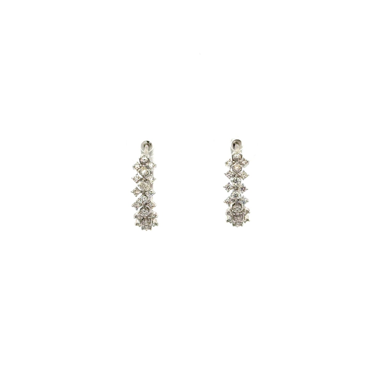 Arracadas Diamantes Tipo Climber