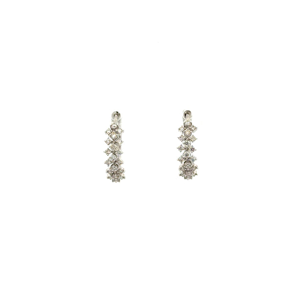 Arracadas Diamantes Tipo Climber