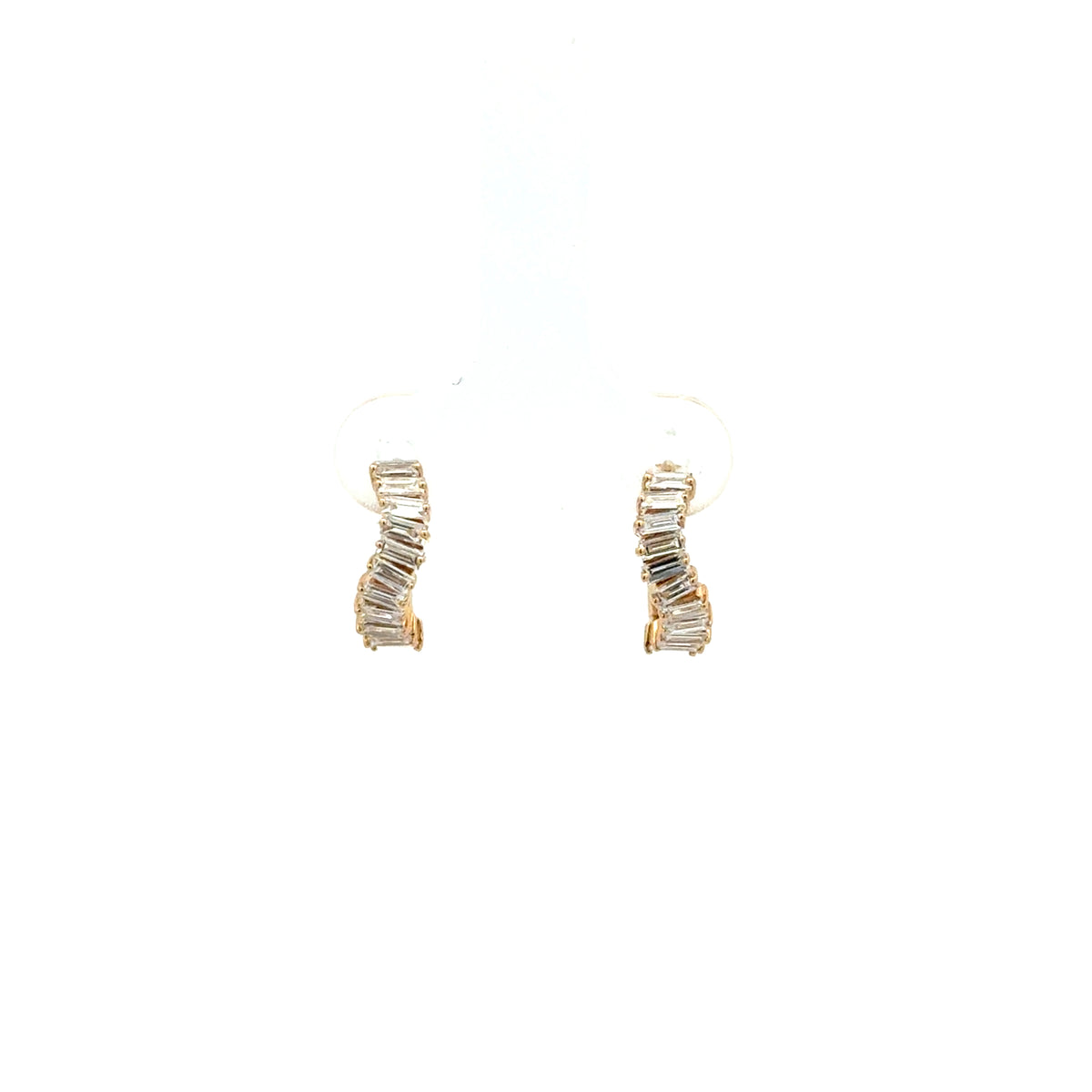 Arracadas Diamantes Baguette