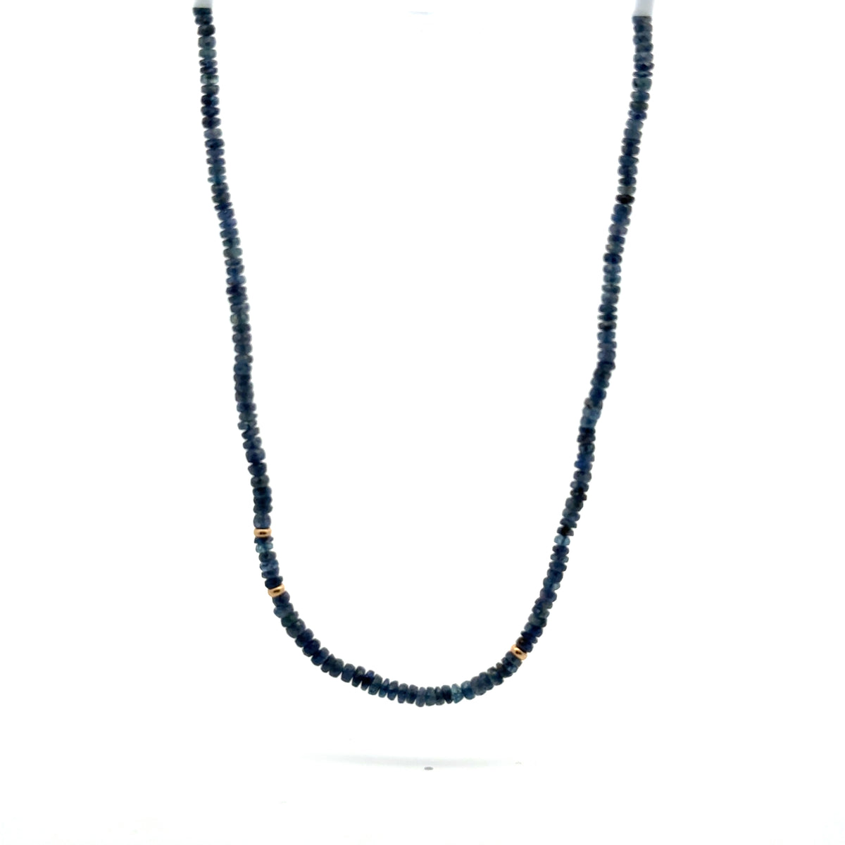 Collar Zafiros Azules Rondel