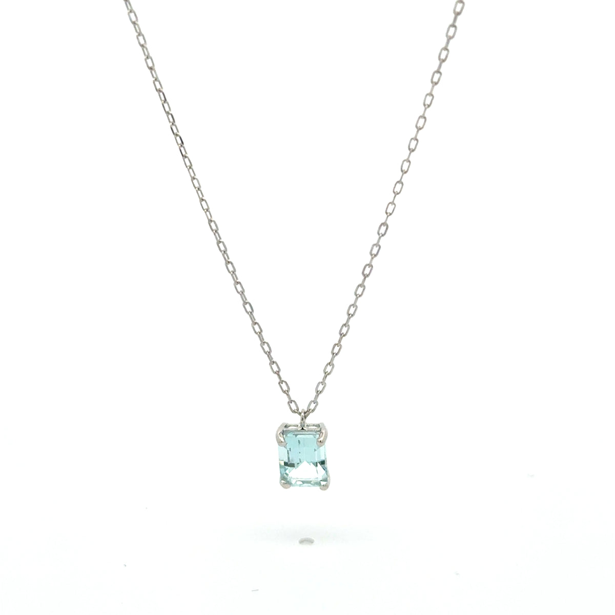Dije Aguamarina Rectangular