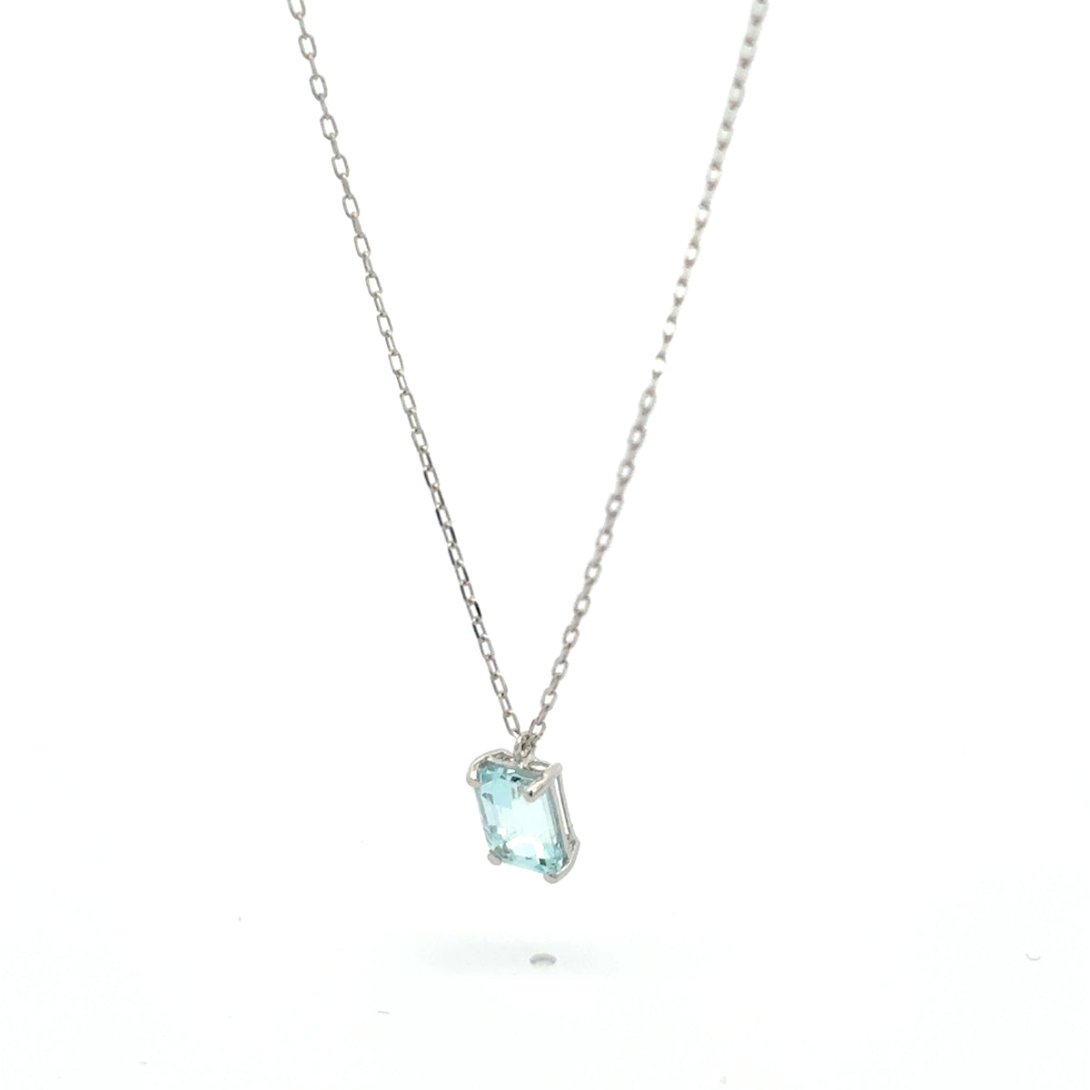 Dije Aguamarina Rectangular