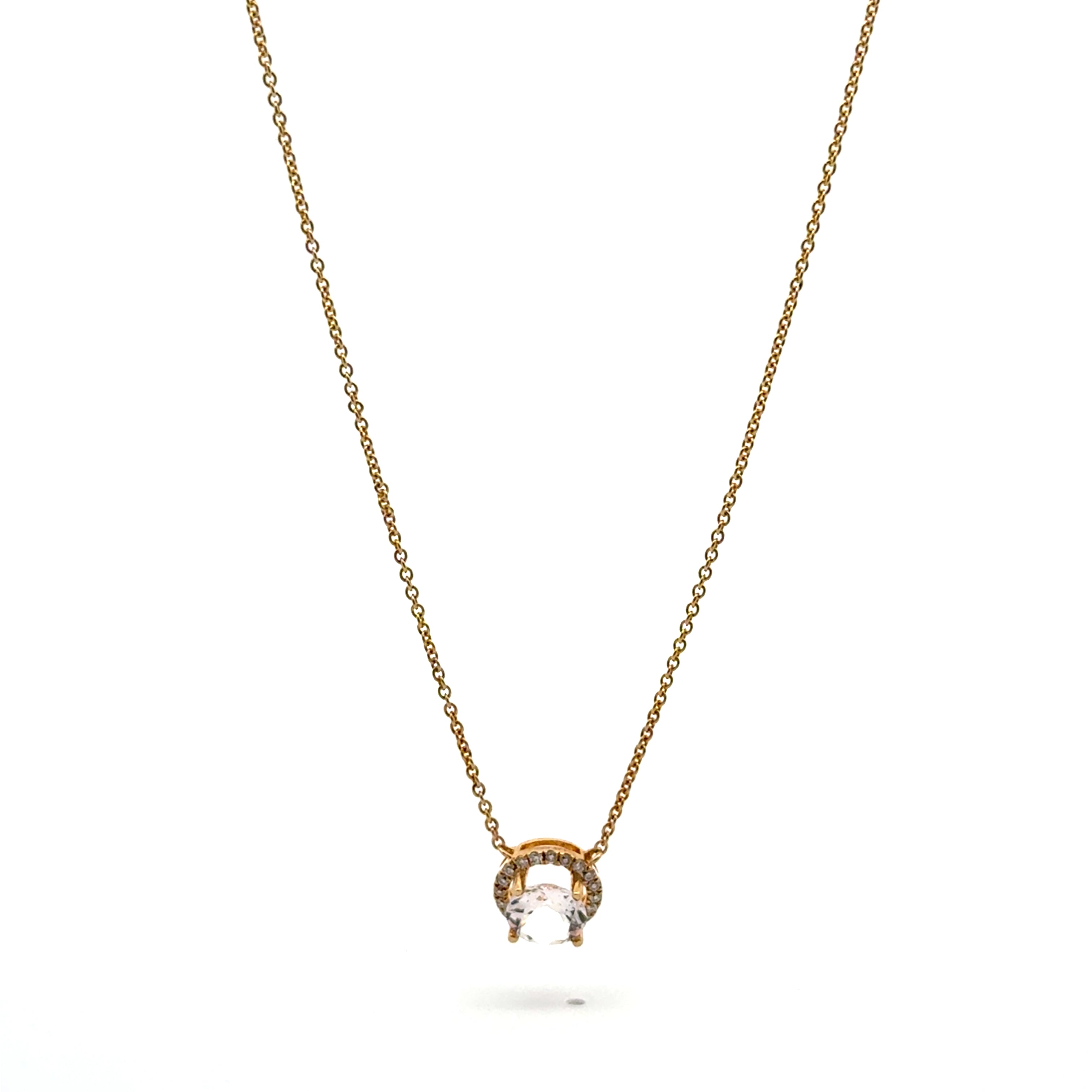 Collar Morganita con Halo