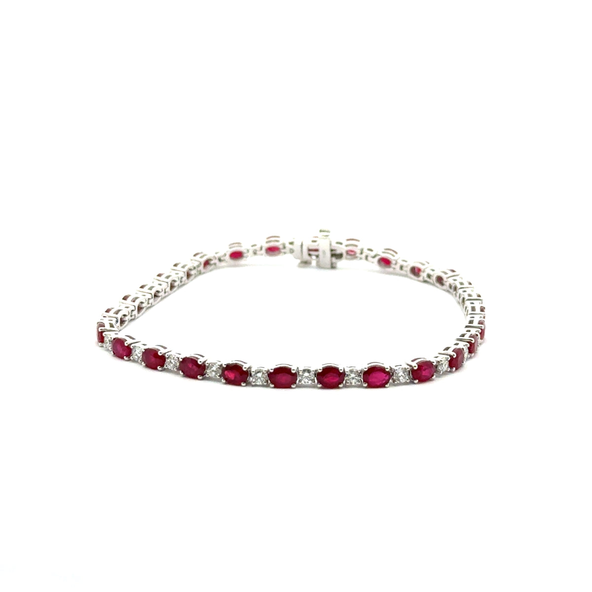 Pulsera Tennis de Rubís y Diamantes (FINAL SALE)