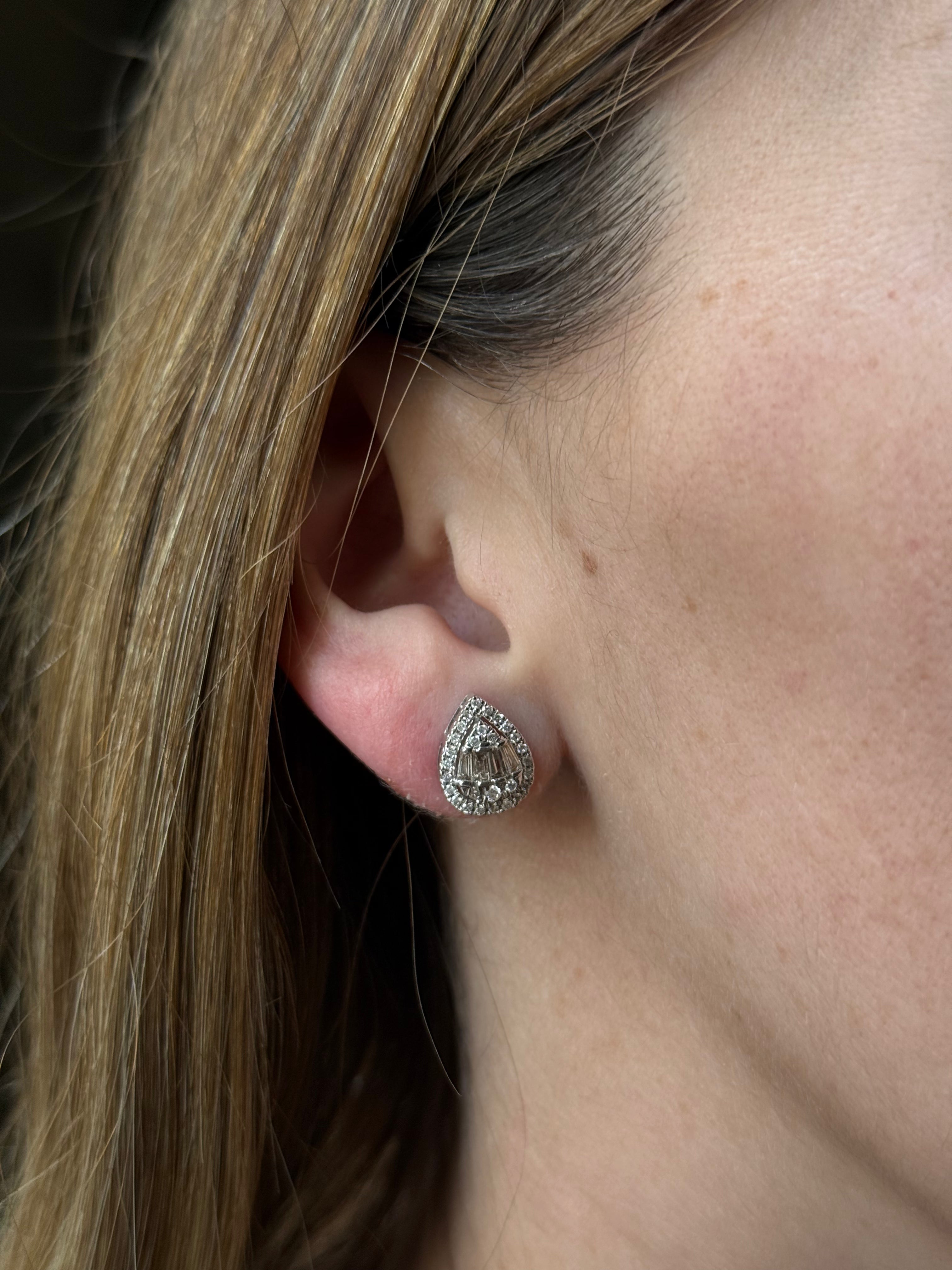 Aretes Ilusión Gota de Diamantes