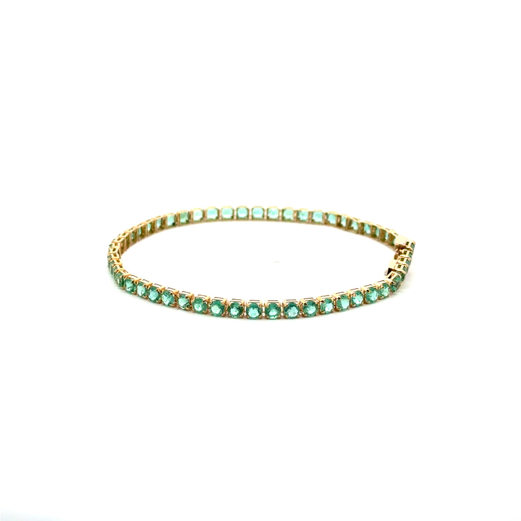 Pulsera Tennis Esmeralda