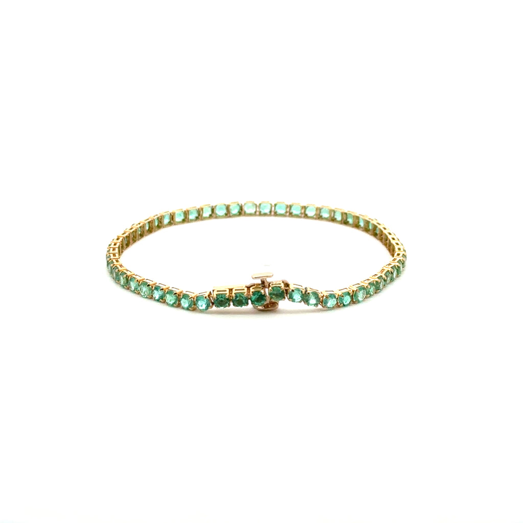 Pulsera Tennis Esmeralda