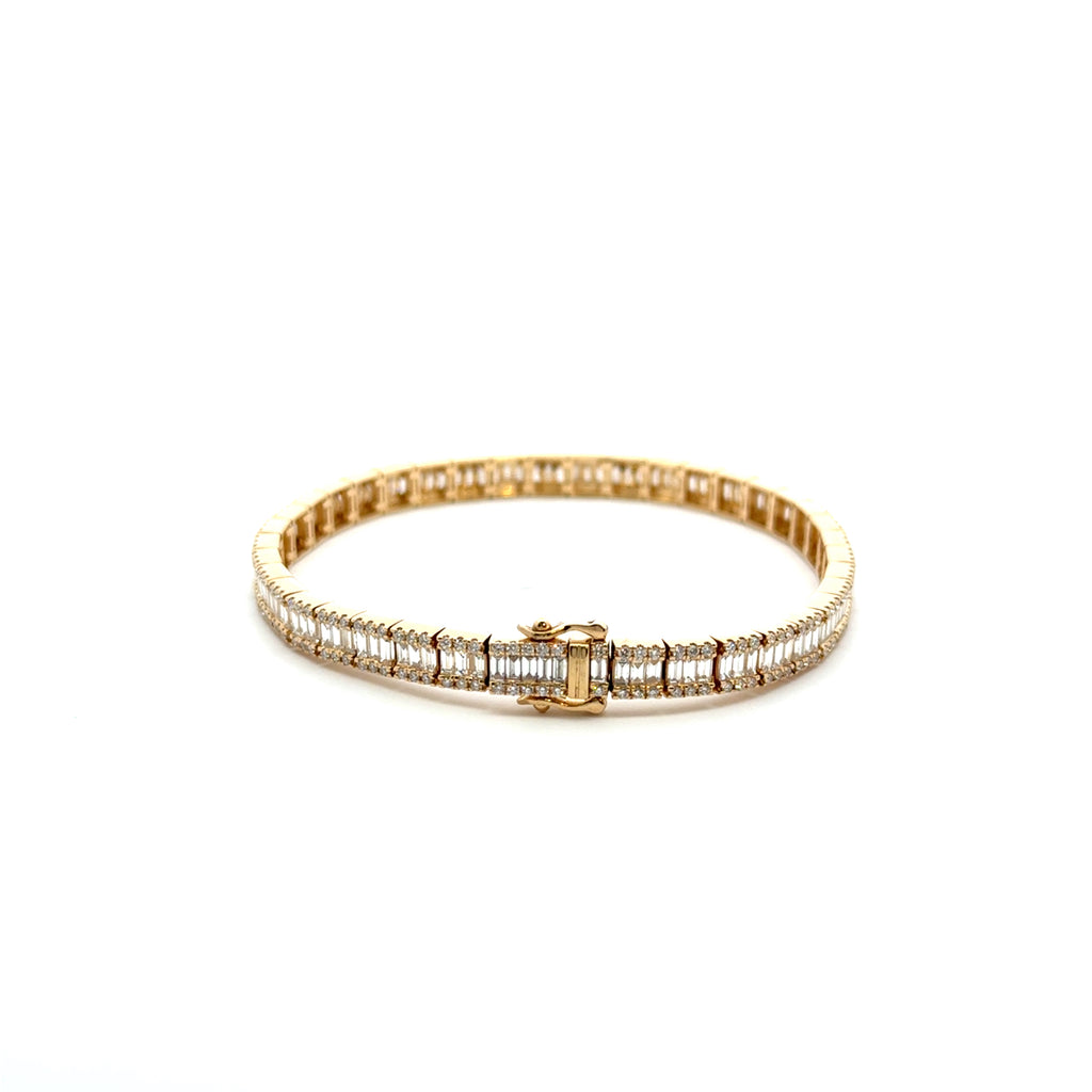 Pulsera Tennis Diamantes 5.18 ct