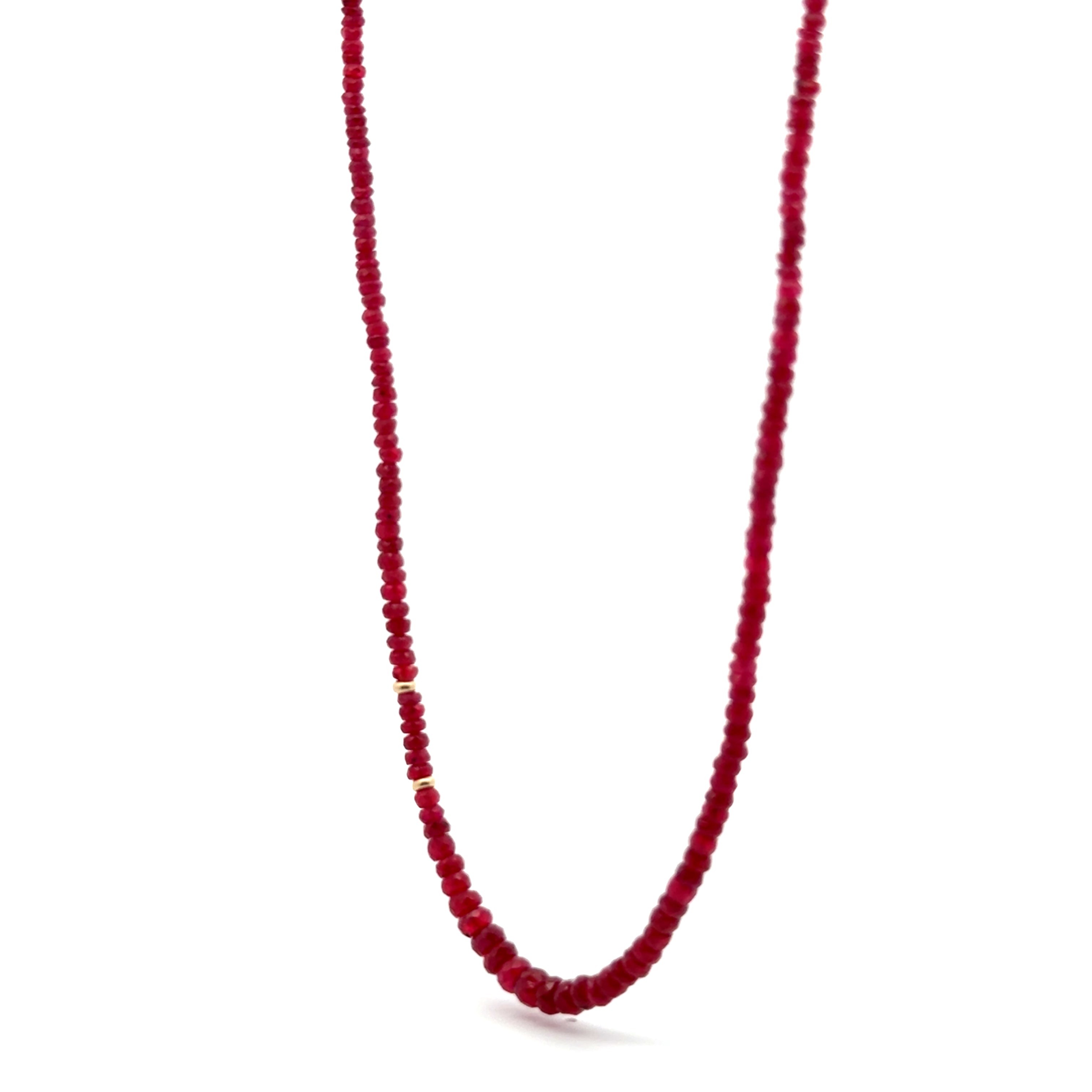 Collar Rubí tipo Rondel