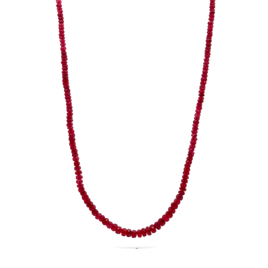 Collar Rubí tipo Rondel