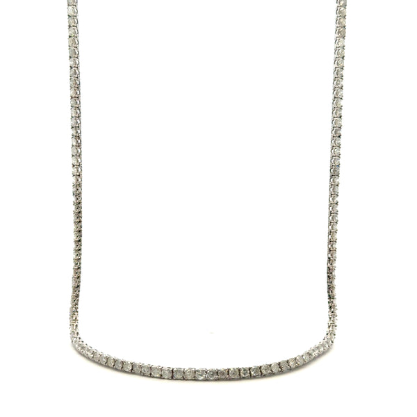 Collar Tennis Oro Blanco 10.5 cts (FINAL SALE)