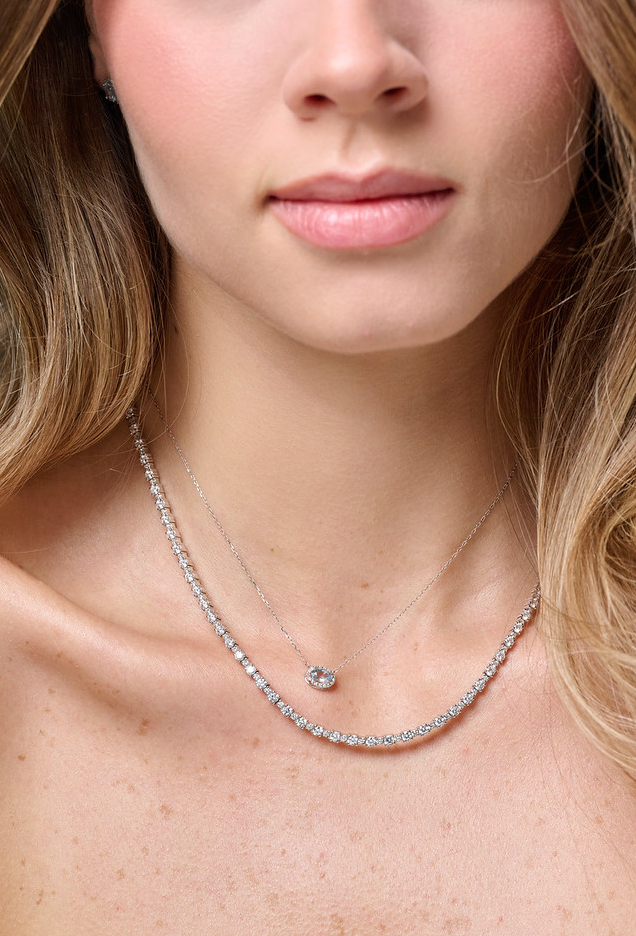 Collar Tennis Diamantes 9.40 ct