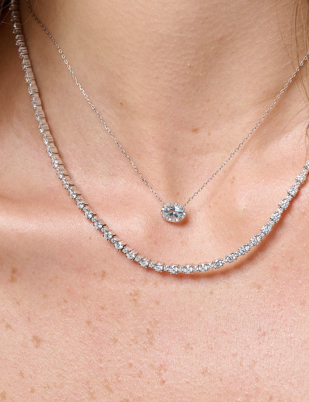 Collar Tennis Diamantes 9.40 ct