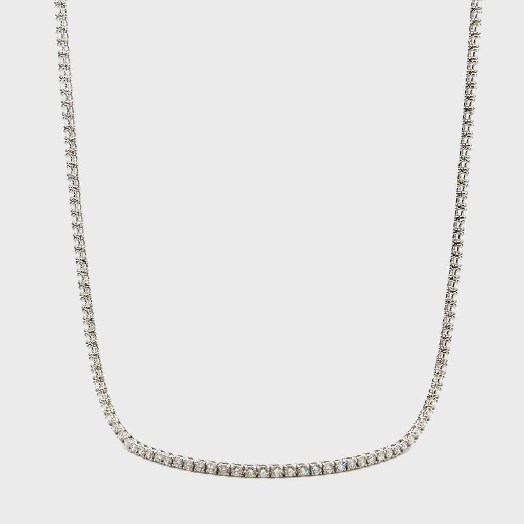 Collar Tennis Diamantes 5.02 cts