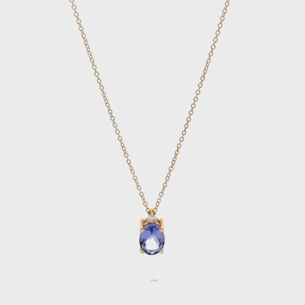 Set Tanzanita Ovalado