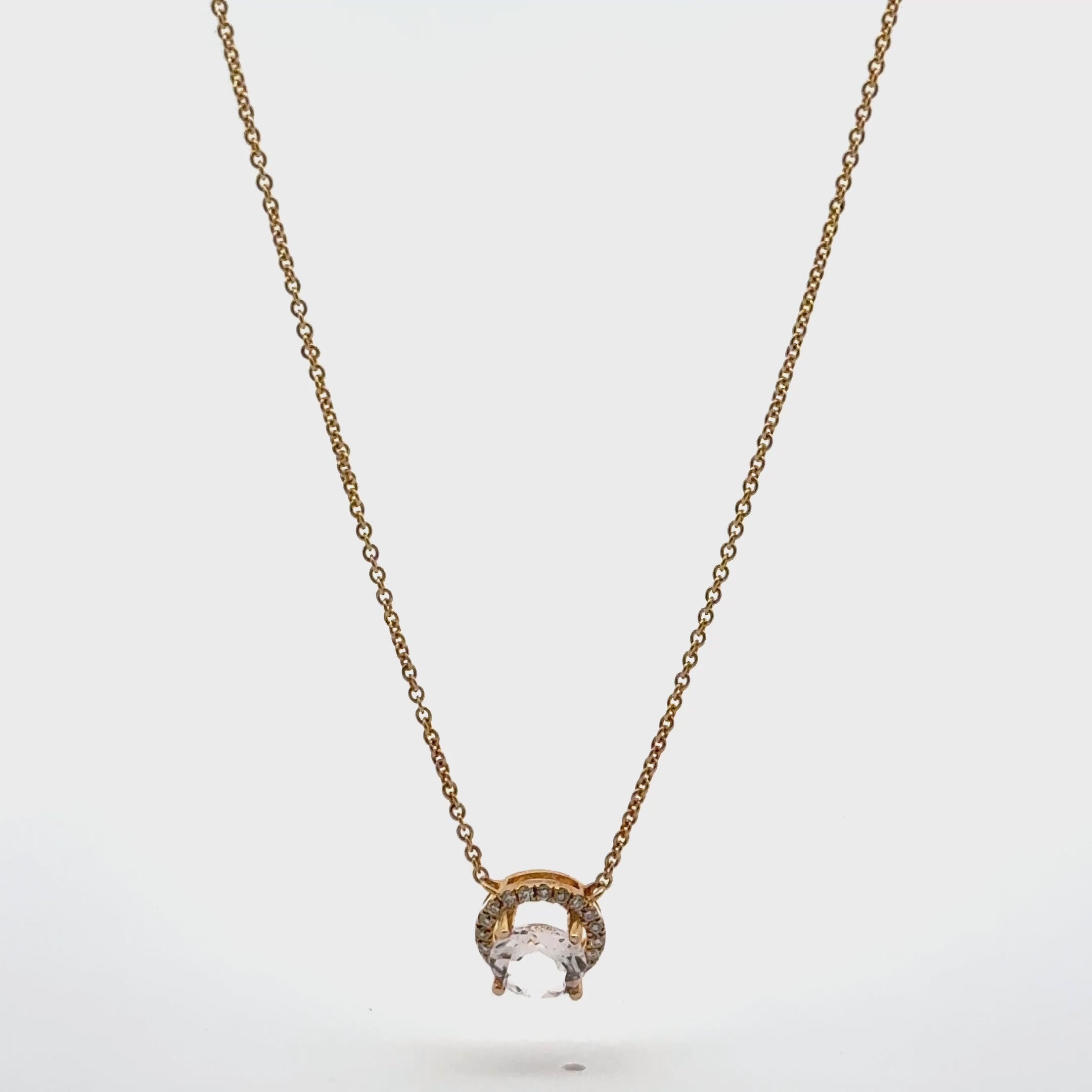 Collar Morganita con Halo