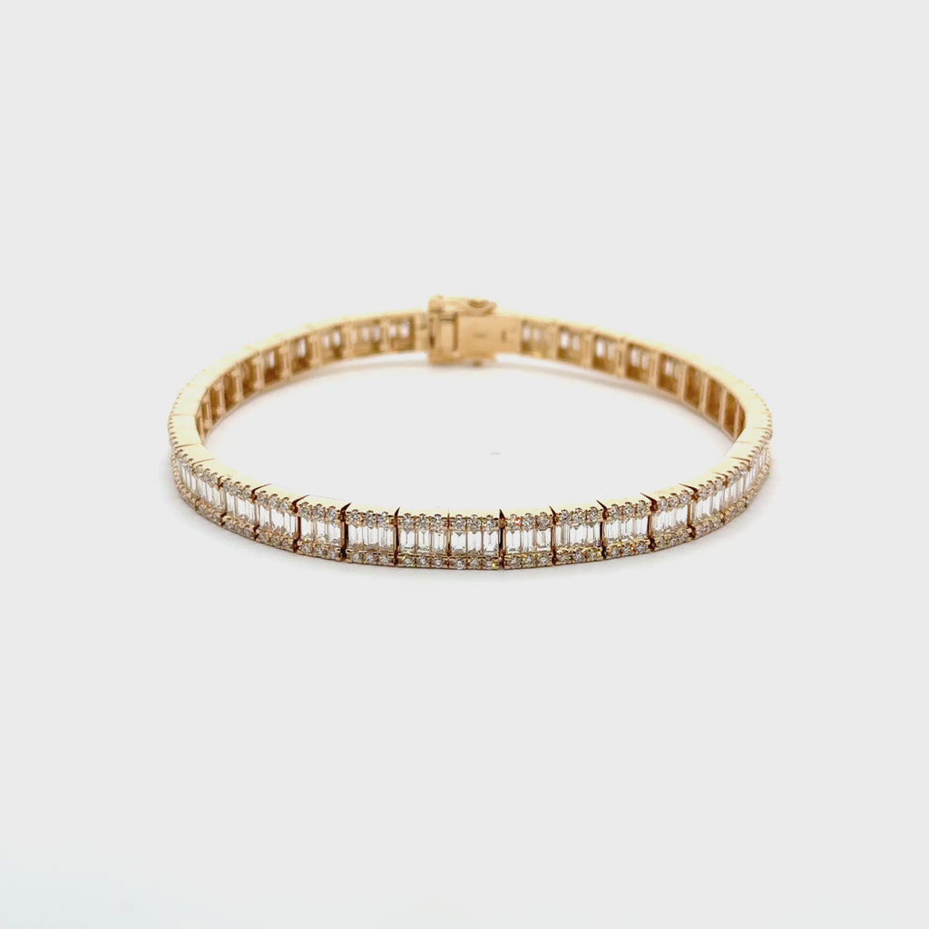 Pulsera Tennis Diamantes 5.18 ct